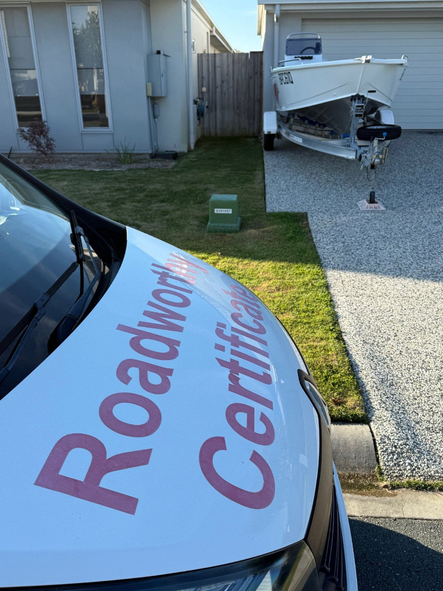 Boat Trailer Safety Certificate, Boat Trailer Roadworthy, Boat Trailer RWC